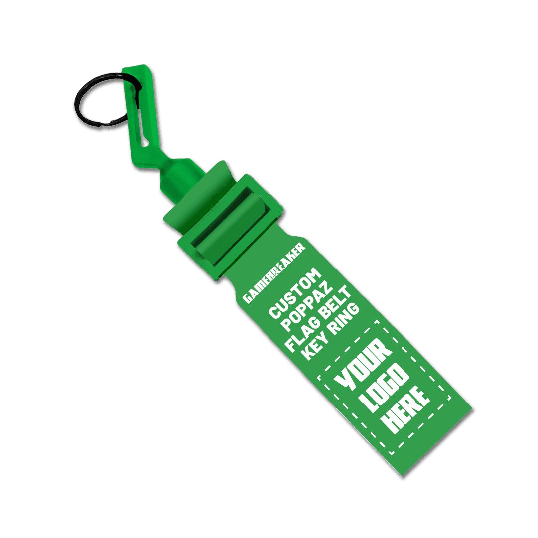 Custom Poppaz Flag Key Ring