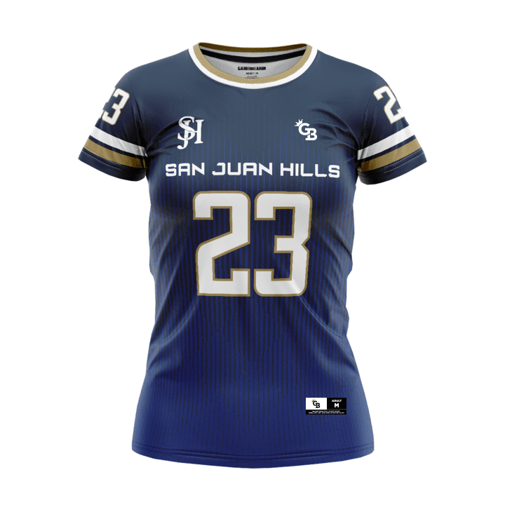 Custom Crew Neck Girl's Flag Football Jerseys